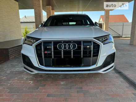 Ауди SQ7 2021 в Киеве на Automoto.ua Белый Ауди SQ7, объемом двигателя 4 л и пробегом 36 тыс. км за 86500 $, фото 1 на Automoto.ua