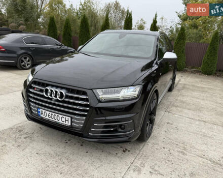 Чорний Ауді SQ7, об'ємом двигуна 3.96 л та пробігом 236 тис. км за 47800 $, фото 1 на Automoto.ua