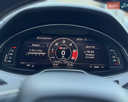 Черный Ауди SQ7, объемом двигателя 4 л и пробегом 135 тыс. км за 63000 $, фото 40 на Automoto.ua