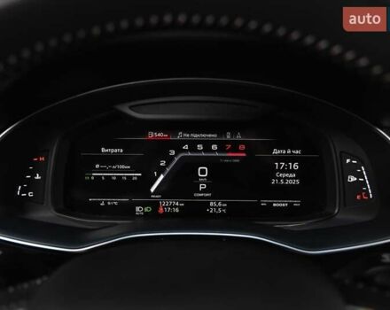 Черный Ауди SQ7, объемом двигателя 4 л и пробегом 123 тыс. км за 59900 $, фото 25 на Automoto.ua