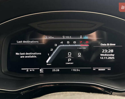 Черный Ауди SQ7, объемом двигателя 4 л и пробегом 105 тыс. км за 66600 $, фото 12 на Automoto.ua