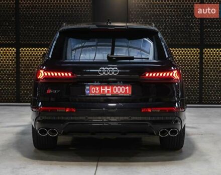 Черный Ауди SQ7, объемом двигателя 4 л и пробегом 123 тыс. км за 59900 $, фото 2 на Automoto.ua