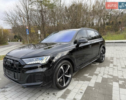 Черный Ауди SQ7, объемом двигателя 4 л и пробегом 61 тыс. км за 73500 $, фото 4 на Automoto.ua