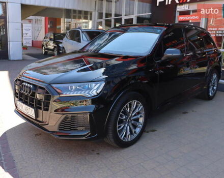 Черный Ауди SQ7, объемом двигателя 4 л и пробегом 103 тыс. км за 93900 $, фото 1 на Automoto.ua