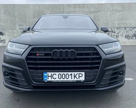 Черный Ауди SQ7, объемом двигателя 3.96 л и пробегом 212 тыс. км за 57000 $, фото 1 на Automoto.ua