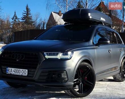 Черный Ауди SQ7, объемом двигателя 4 л и пробегом 170 тыс. км за 58000 $, фото 1 на Automoto.ua