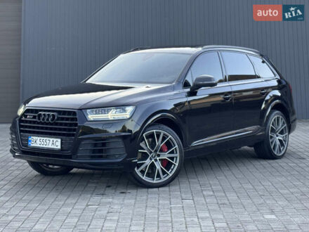 Черный Ауди SQ7, объемом двигателя 4 л и пробегом 135 тыс. км за 63000 $, фото 1 на Automoto.ua
