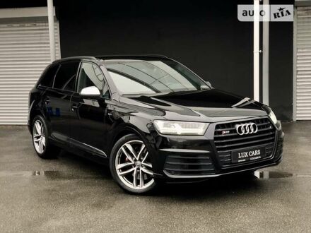 Ауді SQ7 2018 у Києві на Automoto.ua Чорний Ауді SQ7, об'ємом двигуна 4 л та пробігом 85 тис. км за 72900 $, фото 1 на Automoto.ua