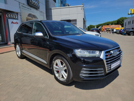 Ауди SQ7 2018 в Хмельницком на Automoto.ua Черный Ауди SQ7, объемом двигателя 4 л и пробегом 153 тыс. км за 59500 $, фото 1 на Automoto.ua
