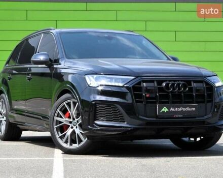 Чорний Ауді SQ7, об'ємом двигуна 4 л та пробігом 105 тис. км за 82999 $, фото 1 на Automoto.ua