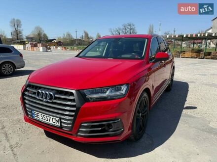 Ауді SQ7 2017 у Первомайськ на Automoto.ua Червоний Ауді SQ7, об'ємом двигуна 3.96 л та пробігом 190 тис. км за 49555 $, фото 1 на Automoto.ua