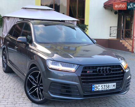 Серый Ауди SQ7, объемом двигателя 3.96 л и пробегом 103 тыс. км за 62000 $, фото 5 на Automoto.ua