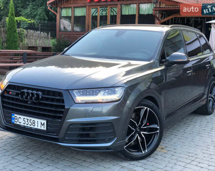 Серый Ауди SQ7, объемом двигателя 3.96 л и пробегом 103 тыс. км за 62000 $, фото 33 на Automoto.ua