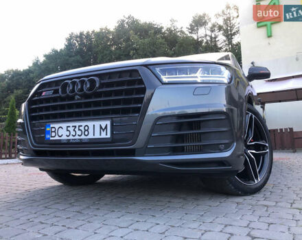 Серый Ауди SQ7, объемом двигателя 3.96 л и пробегом 103 тыс. км за 62000 $, фото 69 на Automoto.ua