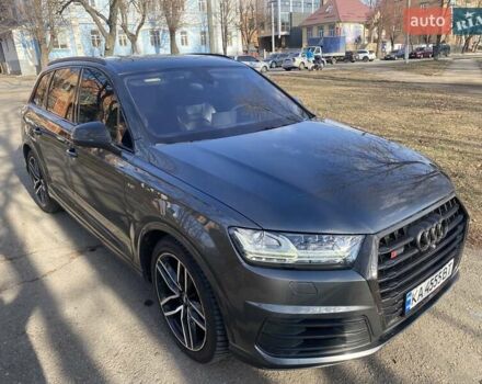 Серый Ауди SQ7, объемом двигателя 3.96 л и пробегом 138 тыс. км за 61000 $, фото 1 на Automoto.ua