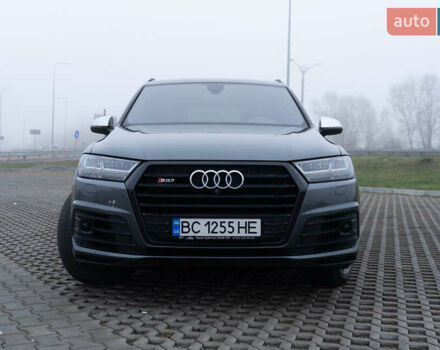 Серый Ауди SQ7, объемом двигателя 3.96 л и пробегом 148 тыс. км за 56000 $, фото 12 на Automoto.ua