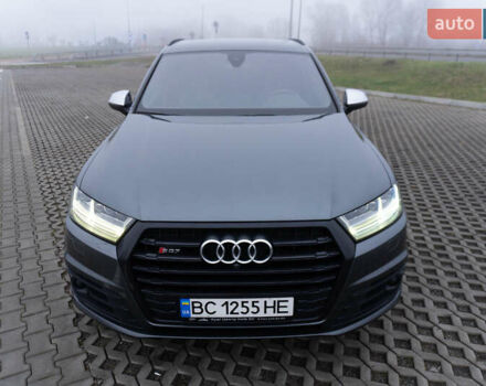 Серый Ауди SQ7, объемом двигателя 3.96 л и пробегом 148 тыс. км за 56000 $, фото 1 на Automoto.ua