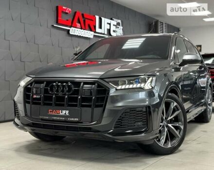 Серый Ауди SQ7, объемом двигателя 4 л и пробегом 74 тыс. км за 85500 $, фото 4 на Automoto.ua