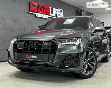 Сірий Ауді SQ7, об'ємом двигуна 4 л та пробігом 74 тис. км за 85500 $, фото 5 на Automoto.ua