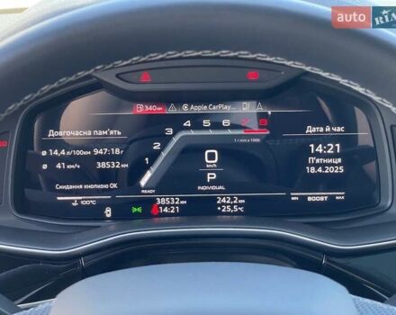 Серый Ауди SQ7, объемом двигателя 4 л и пробегом 45 тыс. км за 96500 $, фото 43 на Automoto.ua