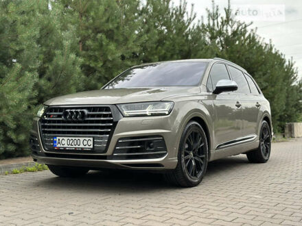 Сірий Ауді SQ7, об'ємом двигуна 4 л та пробігом 157 тис. км за 50500 $, фото 1 на Automoto.ua