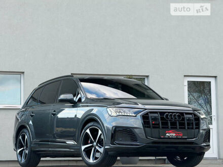 Серый Ауди SQ7, объемом двигателя 4 л и пробегом 70 тыс. км за 84999 $, фото 1 на Automoto.ua