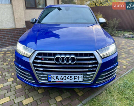 Синий Ауди SQ7, объемом двигателя 3.96 л и пробегом 220 тыс. км за 38000 $, фото 4 на Automoto.ua