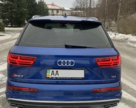 Синий Ауди SQ7, объемом двигателя 4 л и пробегом 147 тыс. км за 52000 $, фото 3 на Automoto.ua