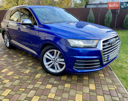 Синий Ауди SQ7, объемом двигателя 3.96 л и пробегом 220 тыс. км за 38000 $, фото 2 на Automoto.ua
