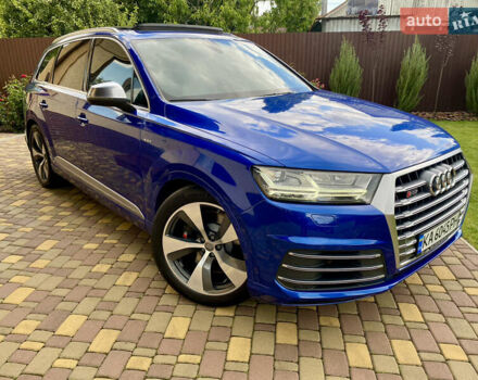 Синій Ауді SQ7, об'ємом двигуна 3.96 л та пробігом 219 тис. км за 39500 $, фото 2 на Automoto.ua