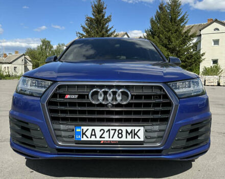 Синий Ауди SQ7, объемом двигателя 3.96 л и пробегом 162 тыс. км за 59999 $, фото 20 на Automoto.ua