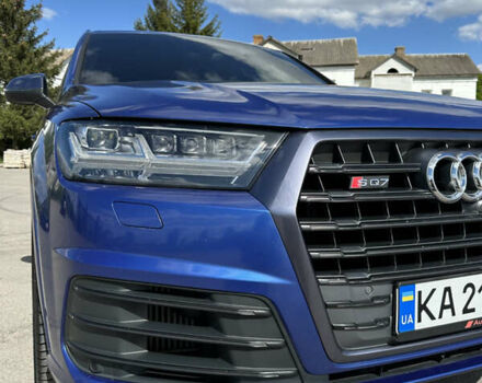 Синий Ауди SQ7, объемом двигателя 3.96 л и пробегом 162 тыс. км за 59999 $, фото 6 на Automoto.ua
