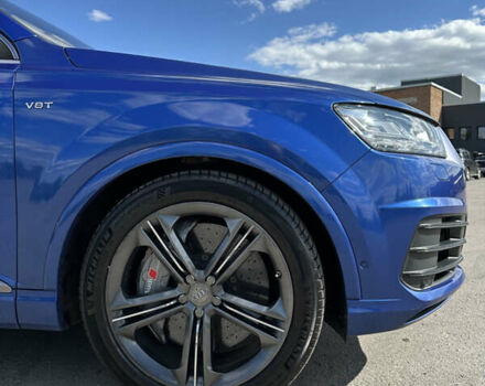 Синий Ауди SQ7, объемом двигателя 3.96 л и пробегом 162 тыс. км за 59999 $, фото 10 на Automoto.ua