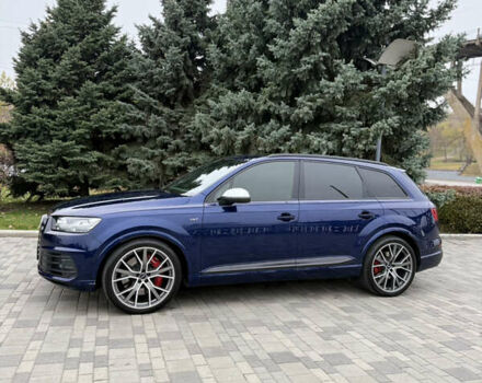 Синий Ауди SQ7, объемом двигателя 3.96 л и пробегом 128 тыс. км за 57900 $, фото 4 на Automoto.ua