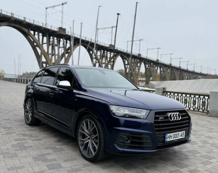 Синий Ауди SQ7, объемом двигателя 3.96 л и пробегом 128 тыс. км за 57900 $, фото 14 на Automoto.ua