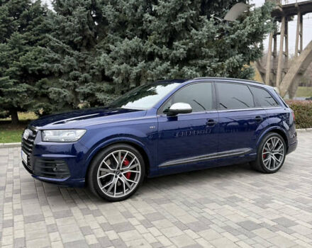 Синий Ауди SQ7, объемом двигателя 3.96 л и пробегом 128 тыс. км за 57900 $, фото 3 на Automoto.ua