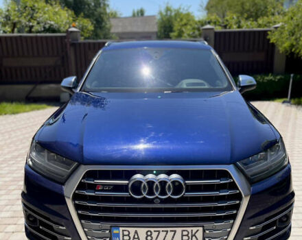 Синій Ауді SQ7, об'ємом двигуна 4 л та пробігом 129 тис. км за 70999 $, фото 7 на Automoto.ua