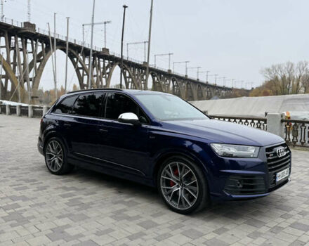 Синий Ауди SQ7, объемом двигателя 3.96 л и пробегом 128 тыс. км за 57900 $, фото 13 на Automoto.ua