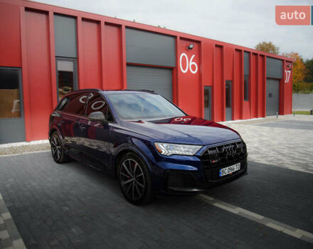 Ауді SQ7 2020 у Львові на Automoto.ua Синій Ауді SQ7, об'ємом двигуна 3.99 л та пробігом 66 тис. км за 72000 $, фото 1 на Automoto.ua