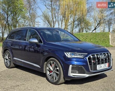 Синий Ауди SQ7, объемом двигателя 4 л и пробегом 182 тыс. км за 68800 $, фото 7 на Automoto.ua