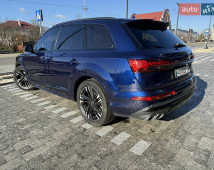 Синий Ауди SQ7, объемом двигателя 3.96 л и пробегом 176 тыс. км за 78000 $, фото 1 на Automoto.ua