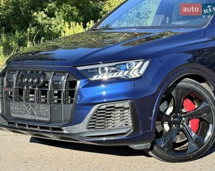 Синій Ауді SQ7, об'ємом двигуна 4 л та пробігом 136 тис. км за 77000 $, фото 4 на Automoto.ua