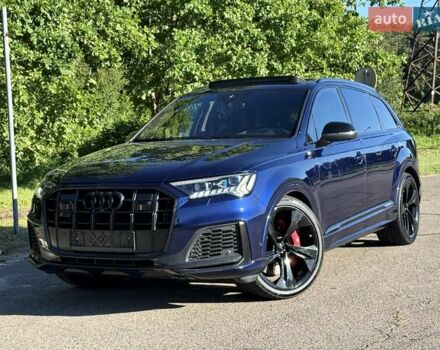 Синій Ауді SQ7, об'ємом двигуна 4 л та пробігом 136 тис. км за 77000 $, фото 2 на Automoto.ua