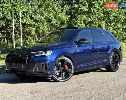 Синій Ауді SQ7, об'ємом двигуна 4 л та пробігом 136 тис. км за 77000 $, фото 1 на Automoto.ua