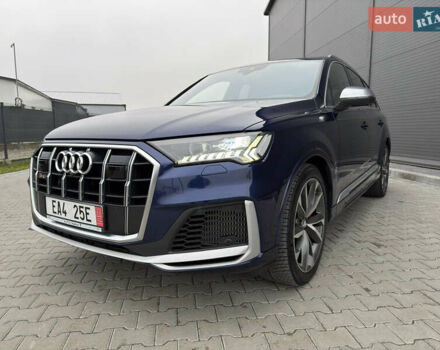 Синий Ауди SQ7, объемом двигателя 4 л и пробегом 185 тыс. км за 74999 $, фото 3 на Automoto.ua