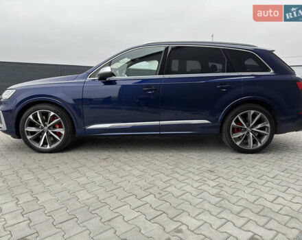 Синий Ауди SQ7, объемом двигателя 4 л и пробегом 185 тыс. км за 74999 $, фото 5 на Automoto.ua