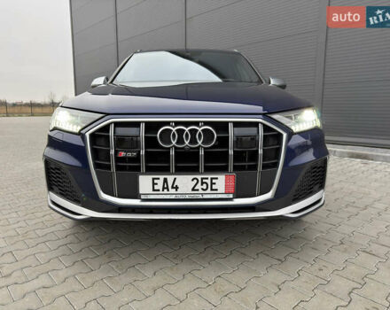 Синий Ауди SQ7, объемом двигателя 4 л и пробегом 185 тыс. км за 74999 $, фото 2 на Automoto.ua