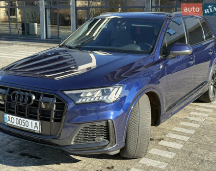 Синий Ауди SQ7, объемом двигателя 3.96 л и пробегом 176 тыс. км за 78000 $, фото 5 на Automoto.ua