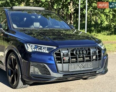 Синій Ауді SQ7, об'ємом двигуна 4 л та пробігом 136 тис. км за 77000 $, фото 5 на Automoto.ua