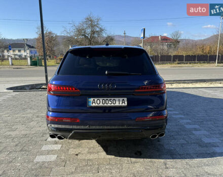 Синий Ауди SQ7, объемом двигателя 3.96 л и пробегом 176 тыс. км за 78000 $, фото 2 на Automoto.ua
